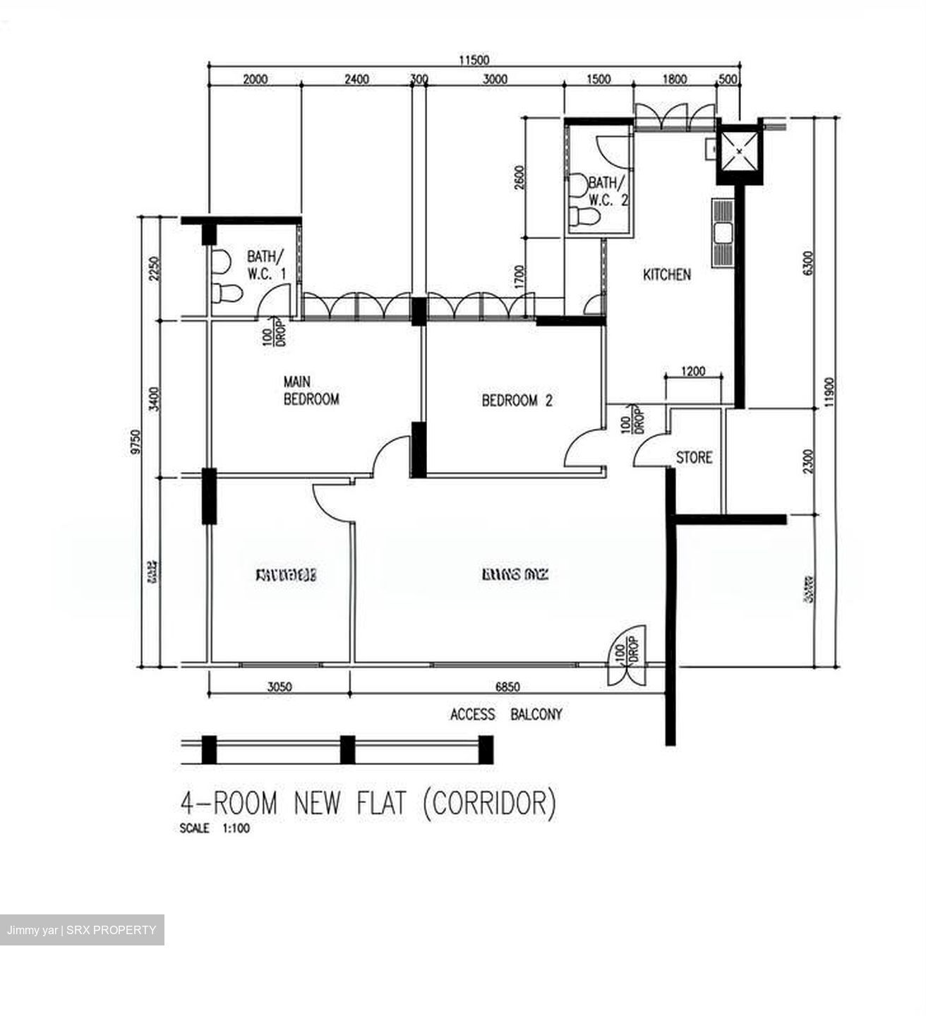 Blk 137 Marsiling Road (Woodlands), HDB 4 Rooms #594050641